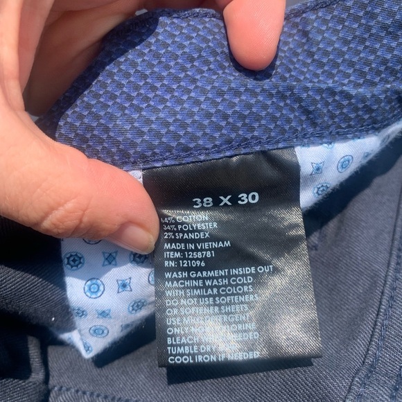 English Laundry Navy Slim Fit Pants Size 38x30 - Picture 9 of 12